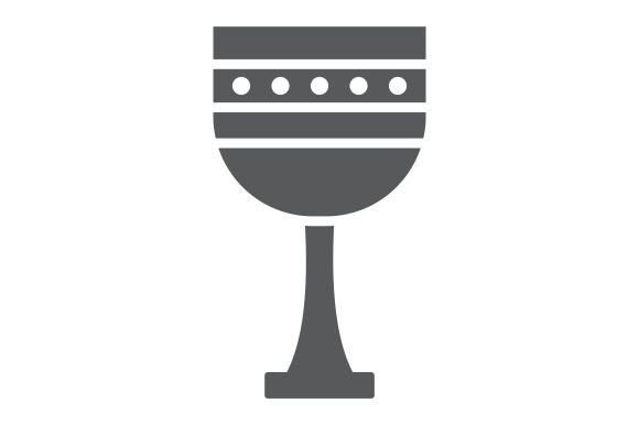 Chalice Glyph Icon and Icons for Modern Design