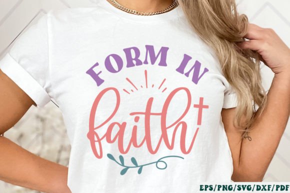 Form in Faith SVG for Crafts and Creative Design