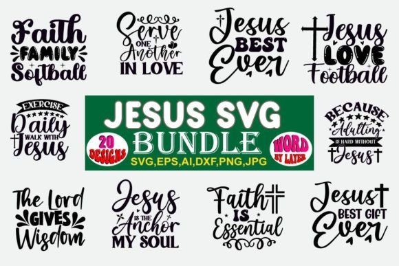 Jesus SVG Bundle Vol.1