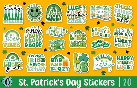 St Patrick's Day Sticker Bundle & Crafts